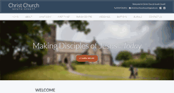 Desktop Screenshot of christchurchsouthossett.co.uk